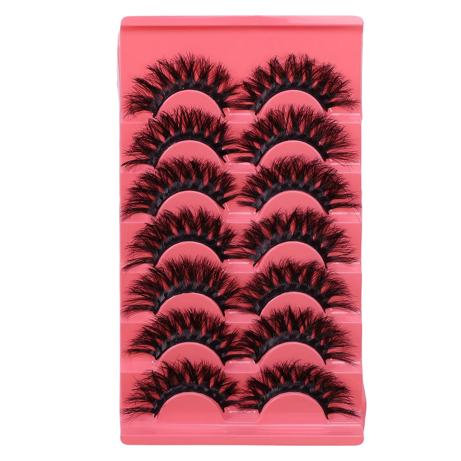 7 pairs of three-dimensional eyelashes from Europe and America perform thick internet celebrity makeup 3D sunflower simulation