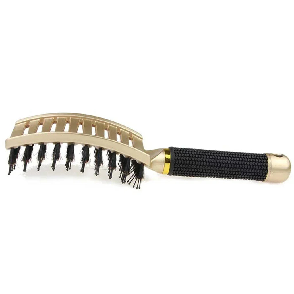 Hair Brush Scalp Massage Comb Hairbrush Boar Bristle Nylon Women Wet Curly Detangle Hair Brush Salon Hairdressing Styling Tool