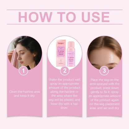 Wig Spray for Invisible bonding