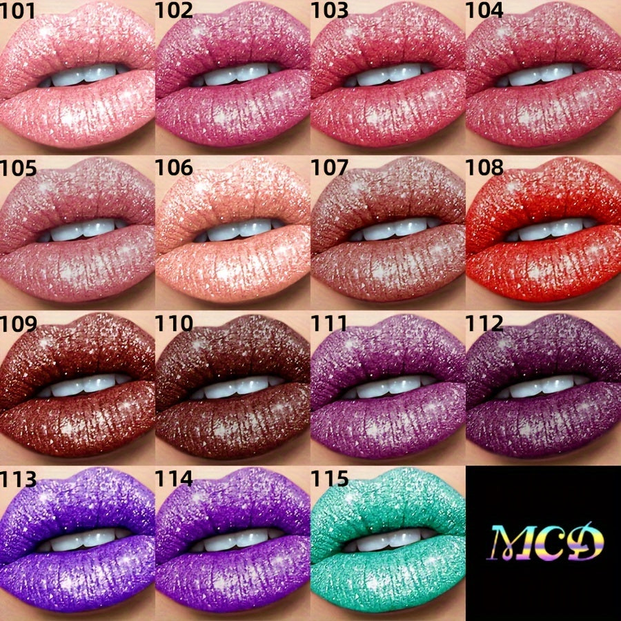 Durable Waterproof Pearl Liquid Lip Gloss Multifunction Stack 15 Colors Makeup Shimmer Glitter Pigment Eye Shadow Palette Set Waterproof Smokey Professional Beauty Makeup Kit eye shadow Earth color Golden champagne black purp