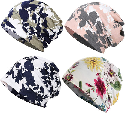 Womens Slouchy Beanie Cotton Chemo Caps Cancer Headwear Hats Turban