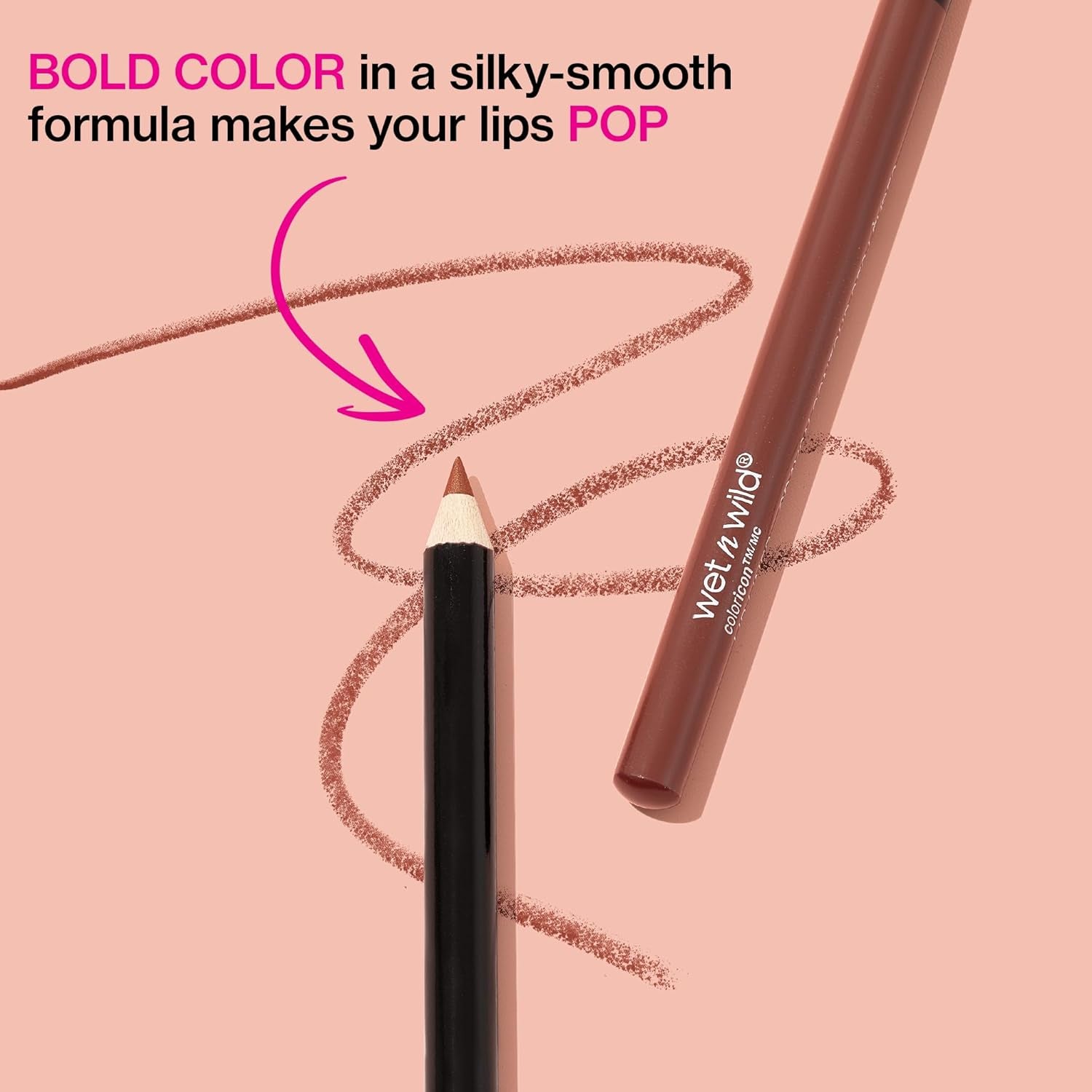 Lip Liner Pencil Color Icon Lip Color Makeup, Dark Brown Chestnut