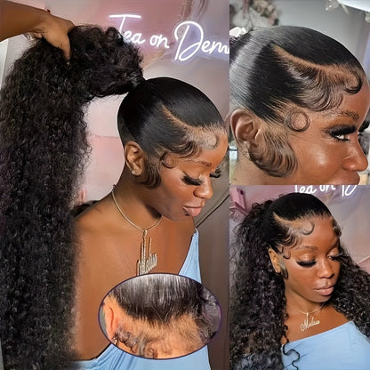 360 HD Full Lace Front Curly Wigs