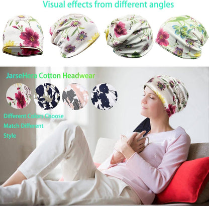 Womens Slouchy Beanie Cotton Chemo Caps Cancer Headwear Hats Turban