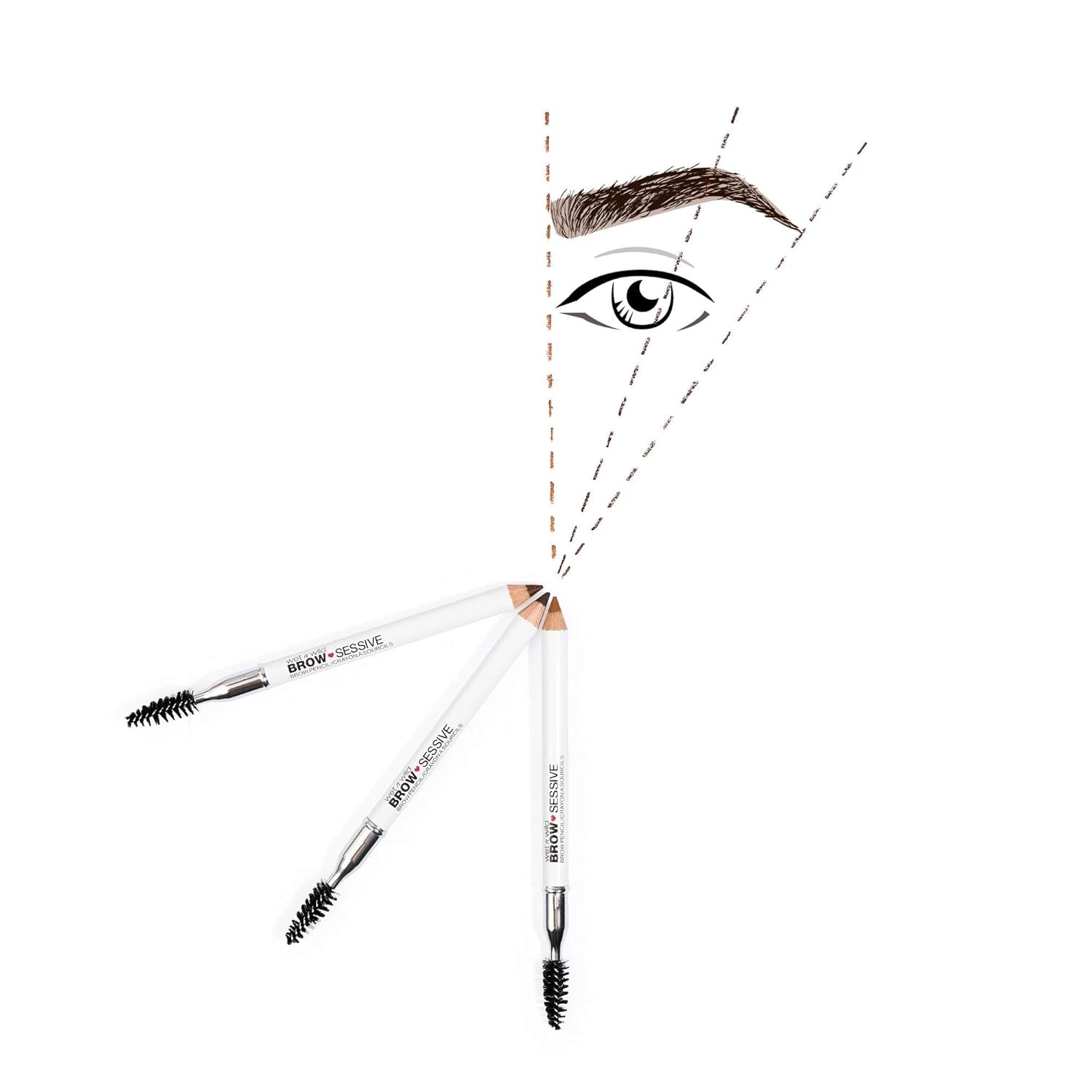 Brow-Sessive Brow Pencil, Ultra-Precise Dual Ended Spoolie Brush for Perfect Buidlable Blendable Shaping, Natural Lasting Shades for Every Brow, Cruelty-Free & Vegan - Taupe(Packaged)