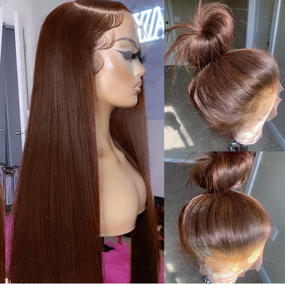 Brown Colored 13x6 Lace Front