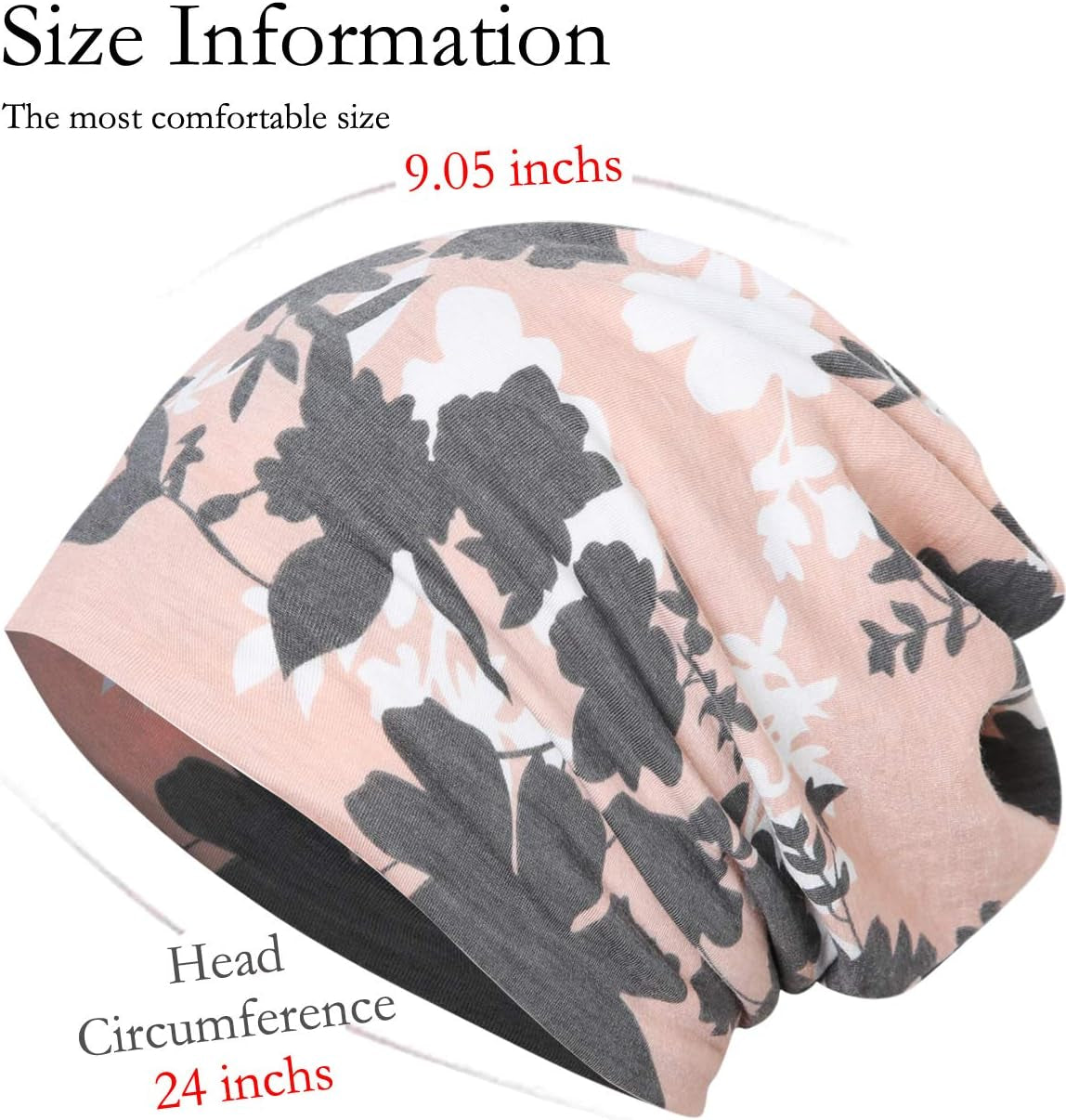 Womens Slouchy Beanie Cotton Chemo Caps Cancer Headwear Hats Turban