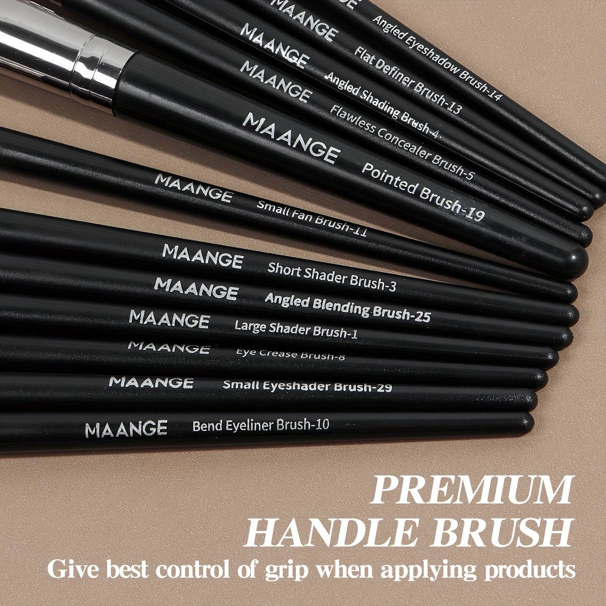 25pcs Professional Makeup Brush Set&7pcs Multi-Functional Beauty Blender&5pcs Dry Use Triangle Powder Puff, Blush Brush, Makeup Tools With Soft Fiber For Easy Carrying, Foundation Brush, Eye Shadow Brush, Eyebrow Brush, Brush