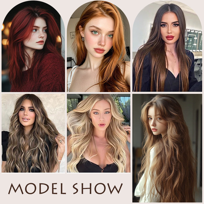 Holdbalance Clip In Hair Extensions Long Straight Wavy Synthetic Hairpiece,Natural & Soft Hair &Blends Well Hair Extension, Daily Use, Party Use Best Everyday Fashion Accessories