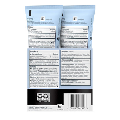 Ultra Sheer Dry-Touch Sunscreen for Face & Body, SPF 45 Broad Spectrum UVA/UVB Protection, Lightweight Water Resistant & Non-Greasy, Travel Size Sunscreen, 3 Fl. Oz 2 Pack