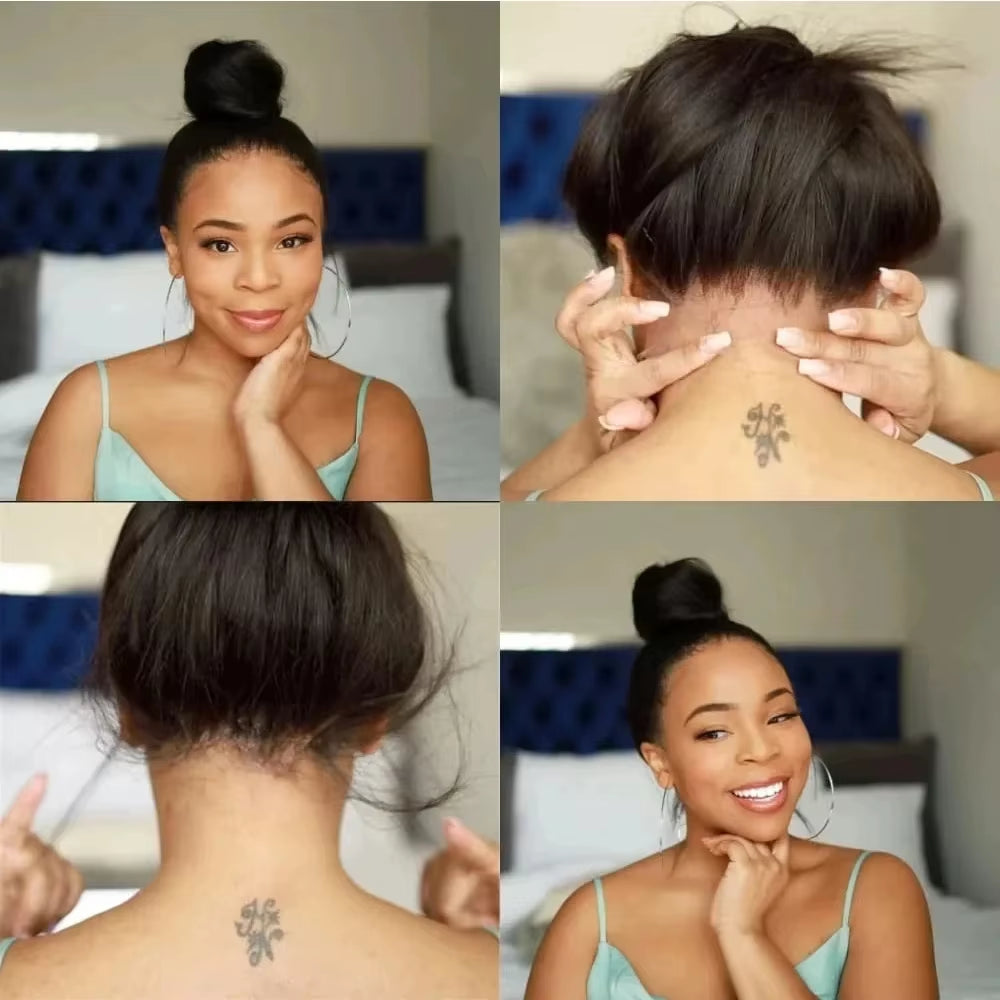 250Density 360 Full Lace Wig Invisi Strap Glueless Wig Preplucked Wig Straight HD 360 Lace Front Wig Precut Lace Glueless Wig