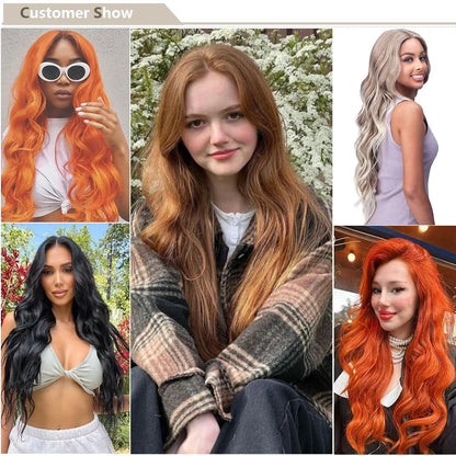 30Inches Ombre Blond T1B/27# 200g Body Wave Brown 12# M816 Highlight P27/613 White 58# Bio Protein Synthetic Hair Weave Bundles
