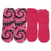 Sof Sole Womens Breast Cancer Awareness Digital Design Two Pack Low Cut Socks Dark Pink M, Color: Dark Pink/Black  100%