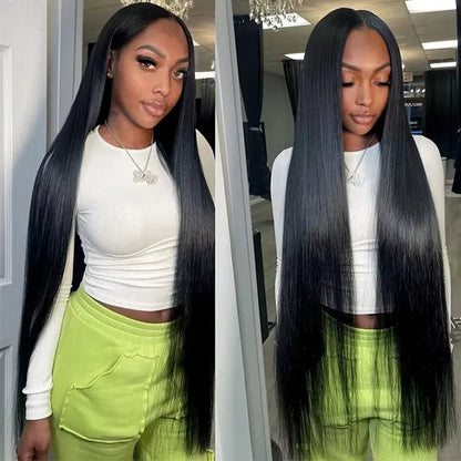 30 40 Inch Bone Straight Human Hair Bundles 14A Natural Color Brazilian Remy Hair