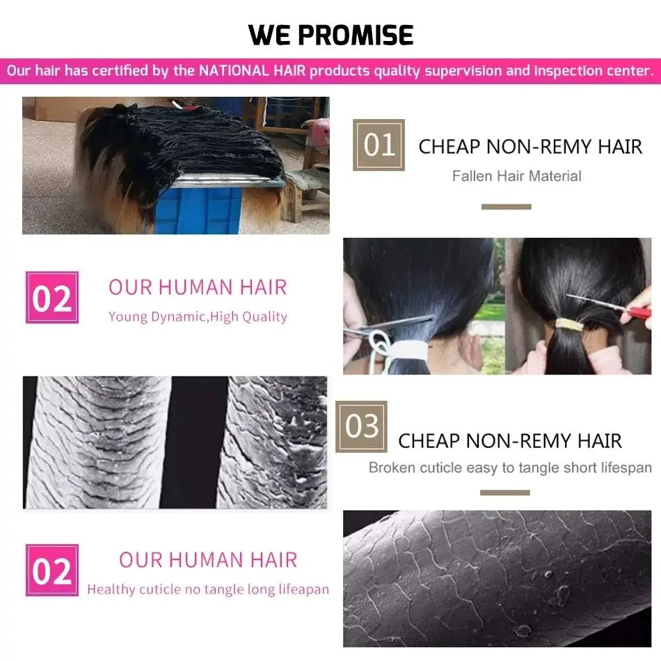 Human Hair Bundles Straight Hair Weave 1 3 4 Bundles Deals 100% Unprocessed Peruvian Virgin Hair Natural Black 1B Can Be Dyed