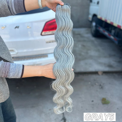 30Inches Ombre Blond T1B/27# 200g Body Wave Brown 12# M816 Highlight P27/613 White 58# Bio Protein Synthetic Hair Weave Bundles