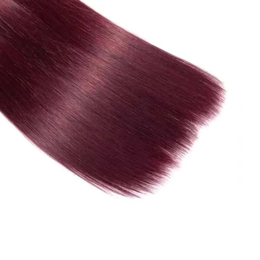 99J Human Hair Bundles Red Bundles Burgundy Straight Human Hair Bundles Grade 12A Remy Hair 3 Bundles Wine Red Straight Bundles