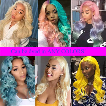 12A 250 Density Long 30 Inch Lace Closure Wig Cuticle Aligned Brazilian Virgin Human Hair Wigs
