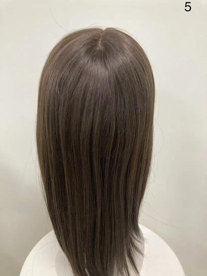 Premium European Virgin Hair Medical Wig Silk Base Medium Adjustable Wig for Cancer Patients Custom Natural Scalp Hairpiece HD