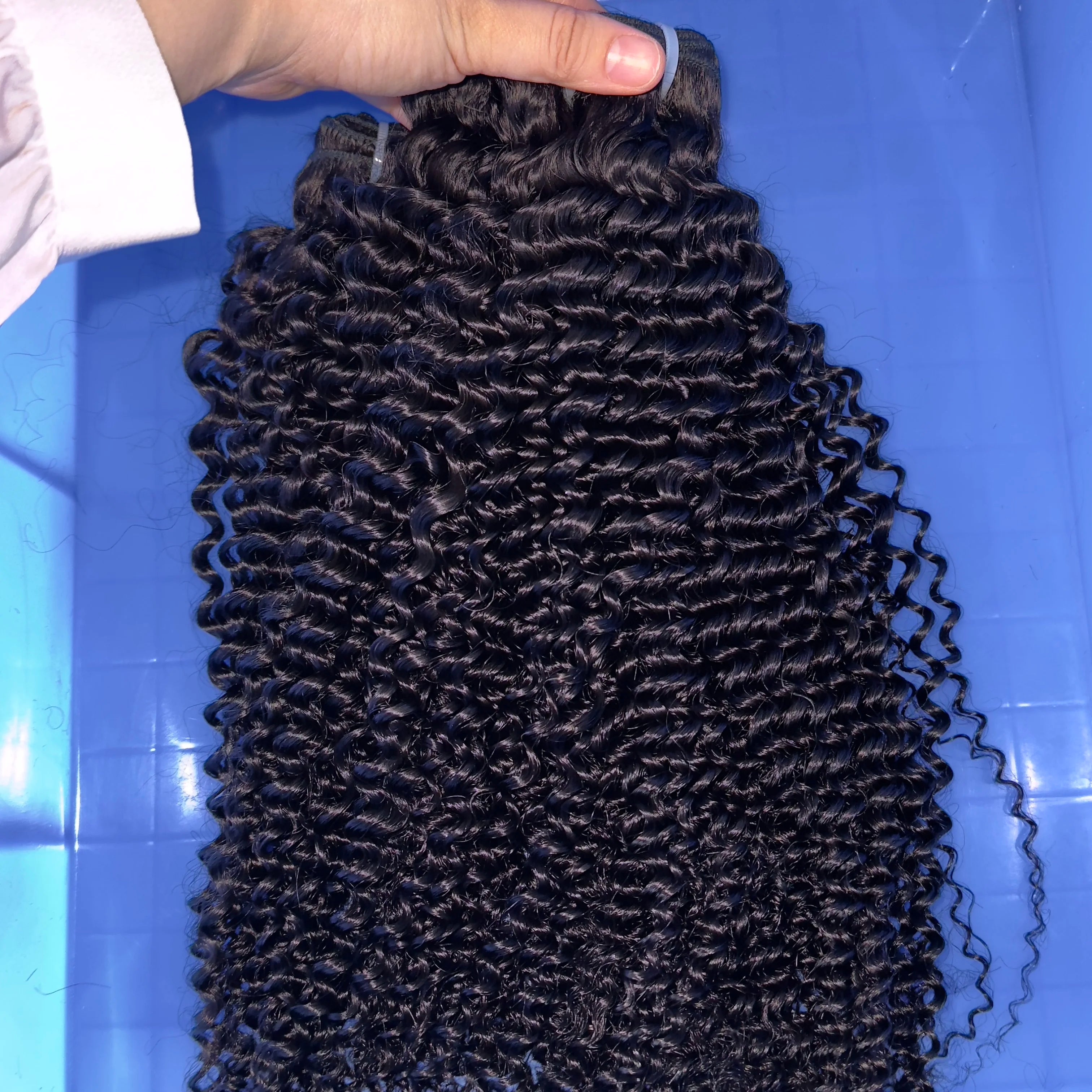 Raw Human Hair 100 Percent Human Hair Burmese Curly Hair Bundles Pixie Curly Natural Wave Straight