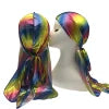 High Quality Head Wrap Silky Hair 360 Waves Du Rag Bonnet Durag for Men Soft Hair Scarf