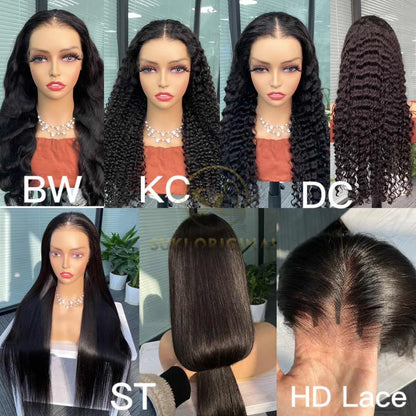 Glueless Wear and Go Prelucked Human Body Wave Hair Wig 4x6 Closure HD Transparent Lace Pre Cut Ready Wear and Go Lace Wig