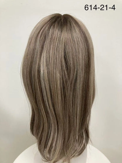 Premium European Virgin Hair Medical Wig Silk Base Medium Adjustable Wig for Cancer Patients Custom Natural Scalp Hairpiece HD
