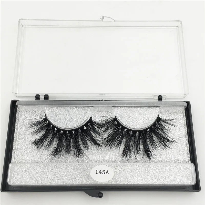 RED SIREN Dramatic Long Thick 25mm Mink Lashes Wholesale Bulk False Eyelashes