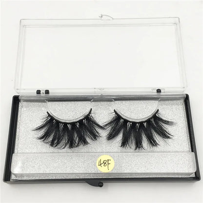 RED SIREN Dramatic Long Thick 25mm Mink Lashes Wholesale Bulk False Eyelashes