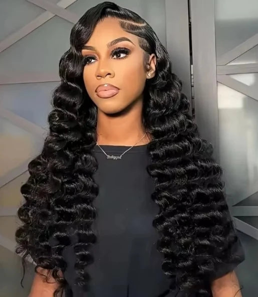 2025 Unprocessed Brazilian Virgin Human Hair Frontal Lace Wigs Hot Selling Wholesale Free Shipping Light Brown Lace Loose Wave