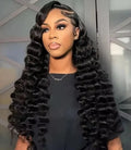 2025 Unprocessed Brazilian Virgin Human Hair Frontal Lace Wigs Hot Selling Wholesale Free Shipping Light Brown Lace Loose Wave