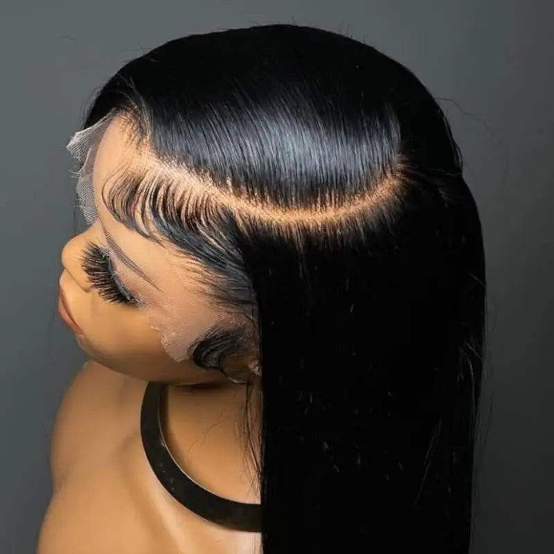 26 Inch Bone Straight HD Lace Frontal Wig 13x4 - 100% Human Hair Pre Plucked with 200% Density for Women Vietnamese Wigs