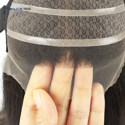 Premium European Virgin Hair Medical Wig Silk Base Medium Adjustable Wig for Cancer Patients Custom Natural Scalp Hairpiece HD