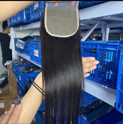 Ready to Ship Natural Hairline 5x5 Hd Lace Closure Virgin Human Hair Top Quality Swiss Lace Closure Vendor