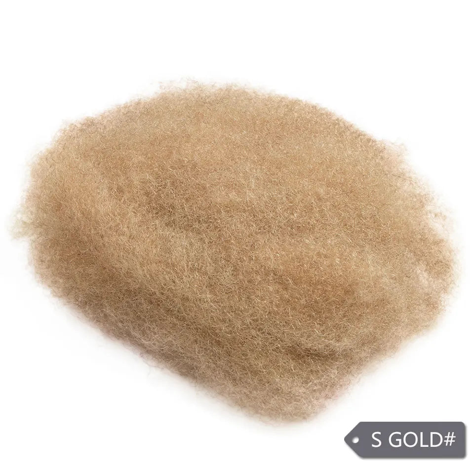 Afro Kinky Bulk Hair No Attachment Peruvian Afro Curly Bulk Human Hair Sleek Virgin Remy Dreadlock 1Pc Natural Color Braids Hair