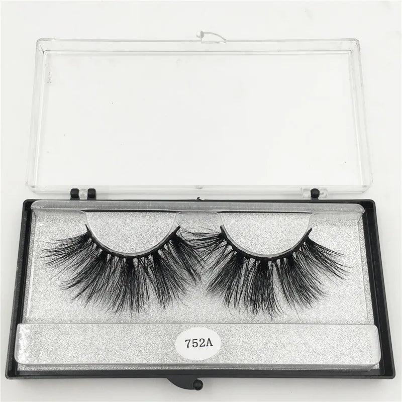 RED SIREN Dramatic Long Thick 25mm Mink Lashes Wholesale Bulk False Eyelashes