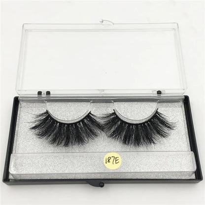 RED SIREN Dramatic Long Thick 25mm Mink Lashes Wholesale Bulk False Eyelashes