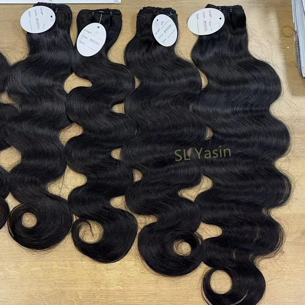 Wholesale Unprocessed Raw Human Hair Cambodian Body Wave Hair Cuticle Aligned Burmese Kinky Curly Hair Bundles