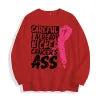Breast Cancer Awareness Ribbon Graphic Crewneck Sweatshirt, US Warehouse, 6 Colors