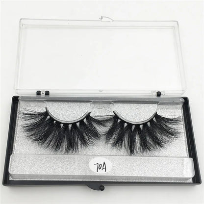 RED SIREN Dramatic Long Thick 25mm Mink Lashes Wholesale Bulk False Eyelashes
