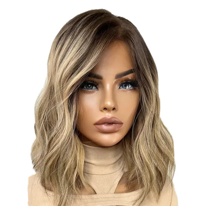 2025 Custom Made 100% Human Raw Hair PU Patchwork Transparent Lace Medical Wigs With for Cancer Patients Women