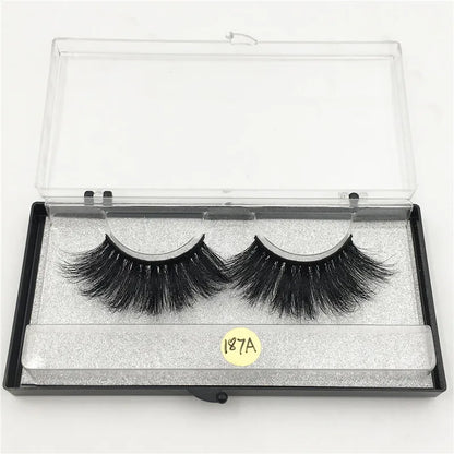 RED SIREN Dramatic Long Thick 25mm Mink Lashes Wholesale Bulk False Eyelashes