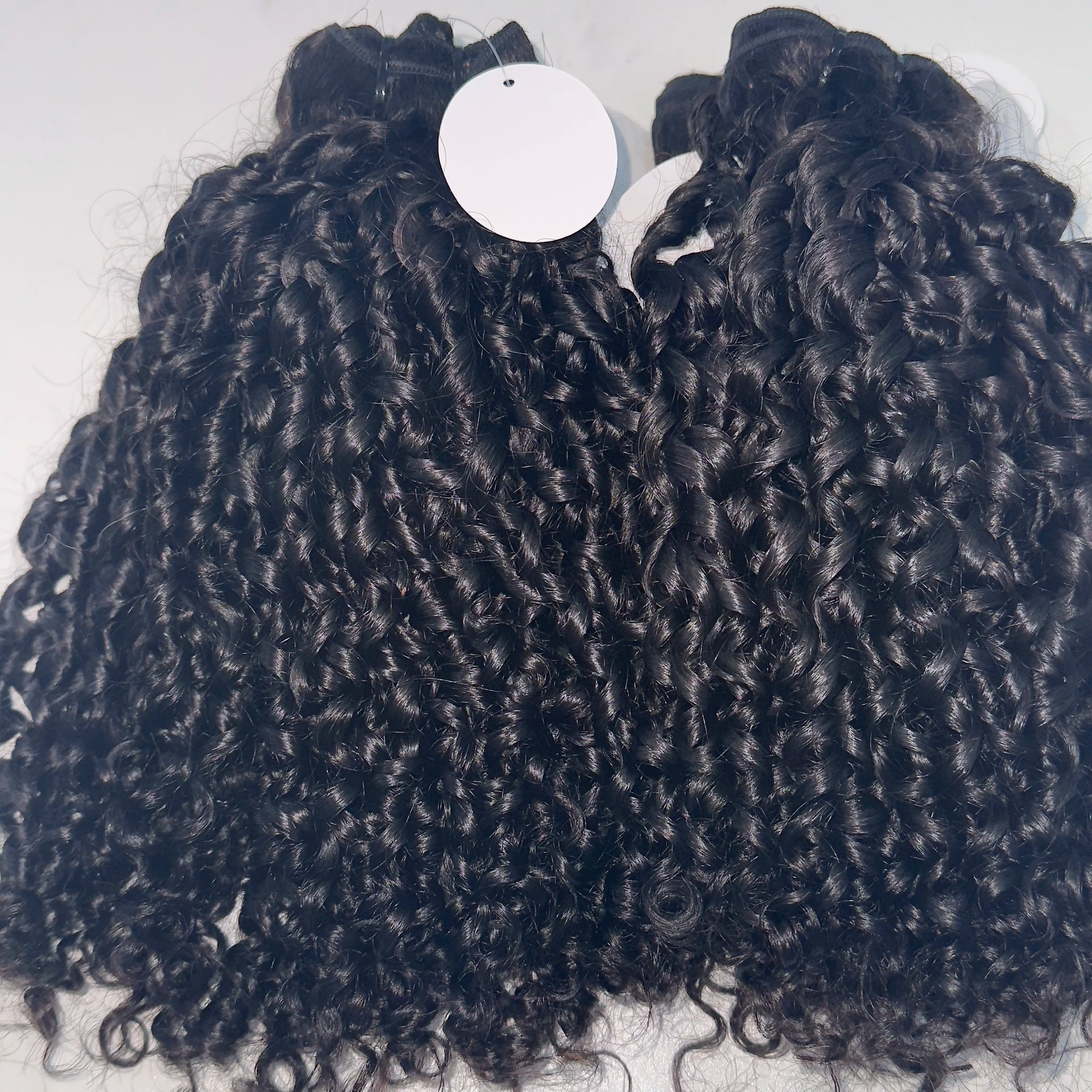 Raw Human Hair 100 Percent Human Hair Burmese Curly Hair Bundles Pixie Curly Natural Wave Straight