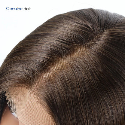Premium European Virgin Hair Medical Wig Silk Base Medium Adjustable Wig for Cancer Patients Custom Natural Scalp Hairpiece HD