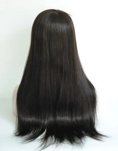 Top Quality 100% Chinese Human Hair Toupee Full Lace Human Hair Toupee for Women