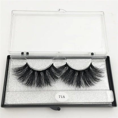 RED SIREN Dramatic Long Thick 25mm Mink Lashes Wholesale Bulk False Eyelashes