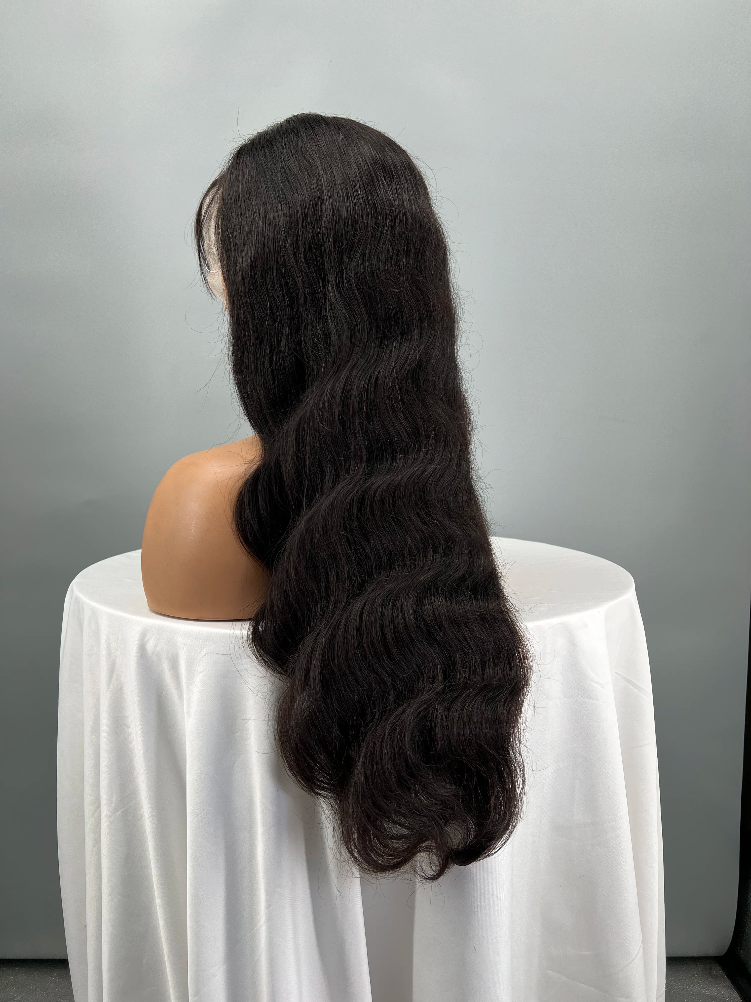 Natural Color Brazilian Body Wave 13x4 HD Lace Frontal Human Hair Wigs 18/20/22 Inch Ready for Black Woman Immediate Wear