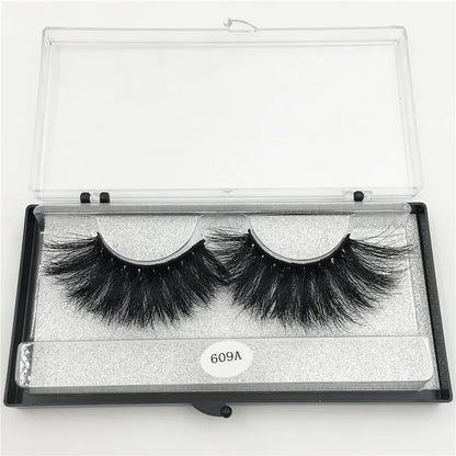 RED SIREN Dramatic Long Thick 25mm Mink Lashes Wholesale Bulk False Eyelashes