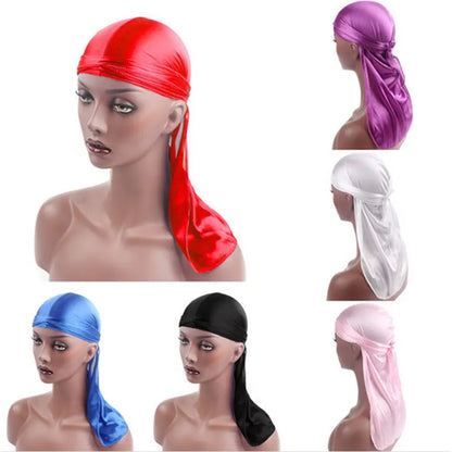 High Quality Head Wrap Silky Hair 360 Waves Du Rag Bonnet Durag for Men Soft Hair Scarf