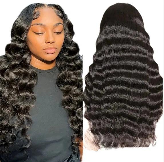 2025 Unprocessed Brazilian Virgin Human Hair Frontal Lace Wigs Hot Selling Wholesale Free Shipping Light Brown Lace Loose Wave